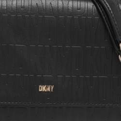 Pre Owned Dkny Black Leather Sina Shoulder Bag