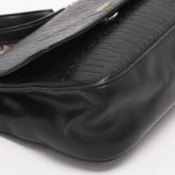 Pre Owned Dkny Black Leather Sina Shoulder Bag