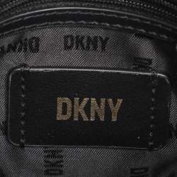Pre Owned Dkny Black Leather Sina Shoulder Bag