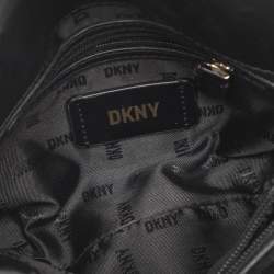 Pre Owned Dkny Black Leather Sina Shoulder Bag