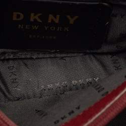 Pre Owned DKNY Burgundy Leather Liza Crossbody Bag