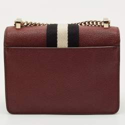Pre Owned DKNY Burgundy Leather Liza Crossbody Bag