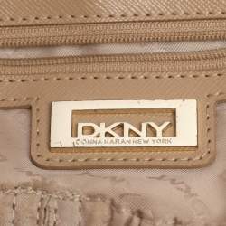 Pre Owned DKNY Red Leather Bryant Park Top Zip Tote