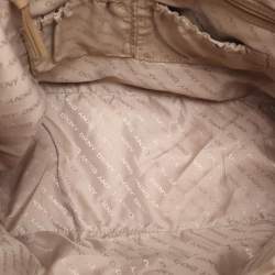 Pre Owned DKNY Red Leather Bryant Park Top Zip Tote