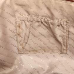 Pre Owned DKNY Red Leather Bryant Park Top Zip Tote