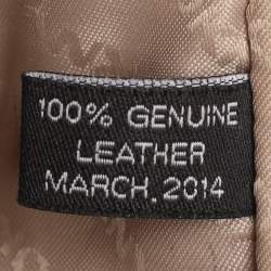 Pre Owned DKNY Red Leather Bryant Park Top Zip Tote