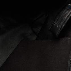 Pre Owned Dkny Black Canvas Logo Tote