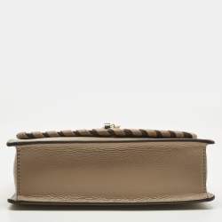 Pre Owned Dkny Beige Leather Elissa Crossbody Bag