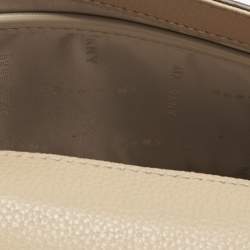 Pre Owned Dkny Beige Leather Elissa Crossbody Bag