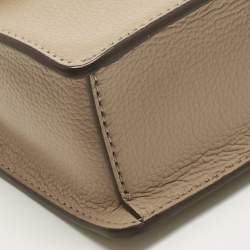 Pre Owned Dkny Beige Leather Elissa Crossbody Bag