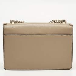 Pre Owned Dkny Beige Leather Elissa Crossbody Bag