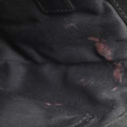 Pre Owned DKNY Black Leather Bryant Park Pocket Crossbody Bag