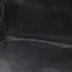 Pre Owned DKNY Black Leather Bryant Park Pocket Crossbody Bag