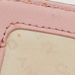 Pre Owned DKNY Light Pink Saffiano Leather Bryant Mini Crossbody Bag