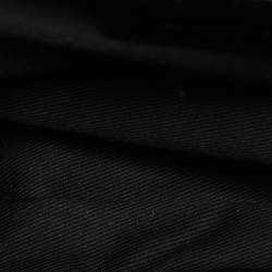 Pre Owned DKNY Yellow Pinstripe Quilted Leather Small Gansevoort Flap Shoulder Bag