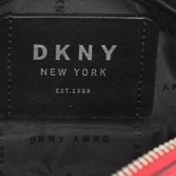 Pre Owned DKNY Red Leather Belt Bag