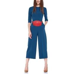 Pre Owned DKNY Red Leather Belt Bag