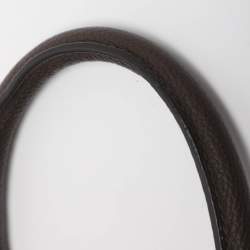 Pre Owned حقيبة بوسطن دي كي أن واي جلد رمادي مُزينة بالمسامير