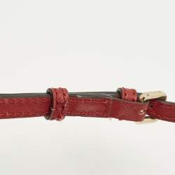 مملوكة مسبقًا حقيبة كروس دي كيه إن واي "بريانـت بارك" قلاب جلد أحمر