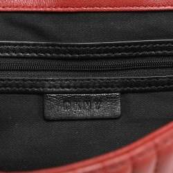 Pre Owned DKNY Gansevoort Brique Red Quilted Leather Shoulder Bag
