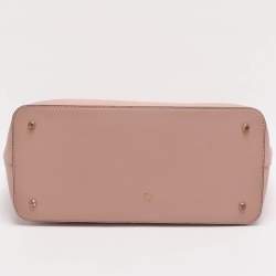 مملوكة مسبقًا حقيبة يد دي كي أن واي شوبر برينت بارك جلد سافيانو وردية