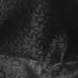 Pre Owned Dkny Robinson Double Zip Black Saffiano Leather Tote