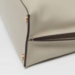 مملوكة مسبقًا حقيبة يد ساتشل دي كيه إن واي آليا جلد توب متوسط