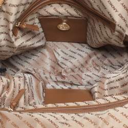 Pre Owned DKNY Brown Leather Satchel