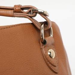 Pre Owned DKNY Brown Leather Satchel