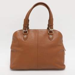 Pre Owned DKNY Brown Leather Satchel