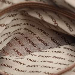 Pre Owned DKNY Brown Leather Satchel