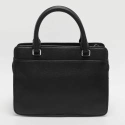 Pre Owned DKNY Elissa Black Leather Satchel
