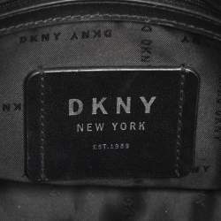 Pre Owned DKNY Elissa Black Leather Satchel