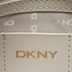 مملوكة مسبقًا Dkny Paige Brown Croc Embossed Leather Tote