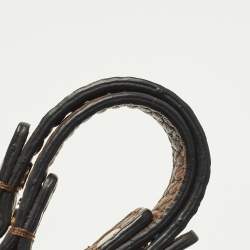 مملوكة مسبقًا Dkny Brown Leather Chain Shoulder Bag