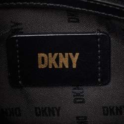 Pre Owned DKNY Bryant Black Leather Shopper Tote