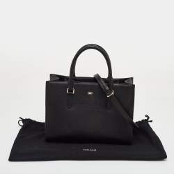 Pre Owned DKNY Bryant Black Leather Shopper Tote