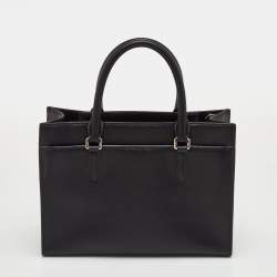 Pre Owned DKNY Bryant Black Leather Shopper Tote