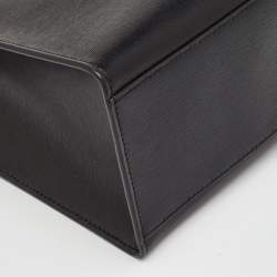 Pre Owned DKNY Bryant Black Leather Shopper Tote