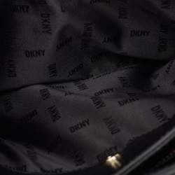 Pre Owned DKNY Bryant Black Leather Shopper Tote
