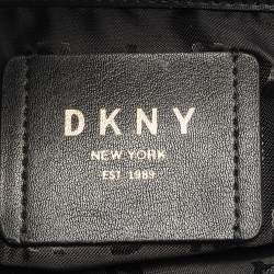 Pre Owned حقيبة دلو دي كيه إن واي براينت بارك جلد أسود