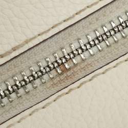 Pre Owned Dkny Lola White Leather Crossbody Bag