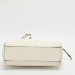 Pre Owned Dkny Lola White Leather Crossbody Bag