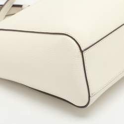 Pre Owned Dkny Lola White Leather Crossbody Bag