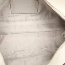 Pre Owned Dkny Lola White Leather Crossbody Bag