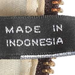 مملوكة مسبقًا DKNY Brown Signature Canvas and Leather Hobo