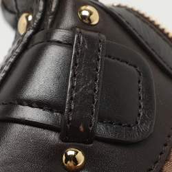 مملوكة مسبقًا DKNY Brown Signature Canvas and Leather Hobo