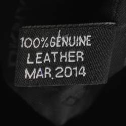 Pre Owned حقيبة كروس دي كيه إن واي جلد أسود