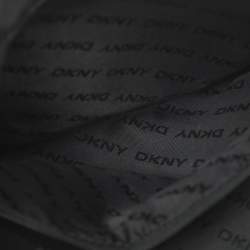 Pre Owned حقيبة كروس دي كيه إن واي جلد أسود