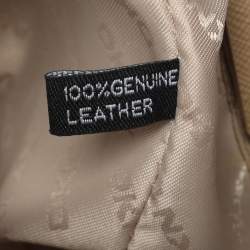 Pre Owned DKNY Purple Saffiano Leather Satchel